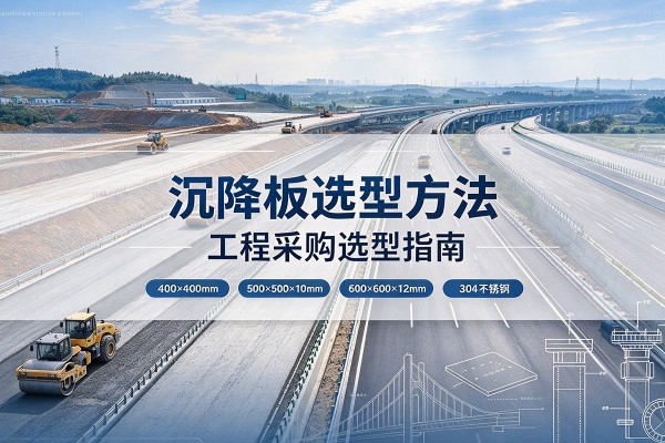 浑江沉降板选择方法