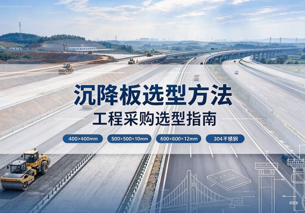 浑江沉降板选择方法